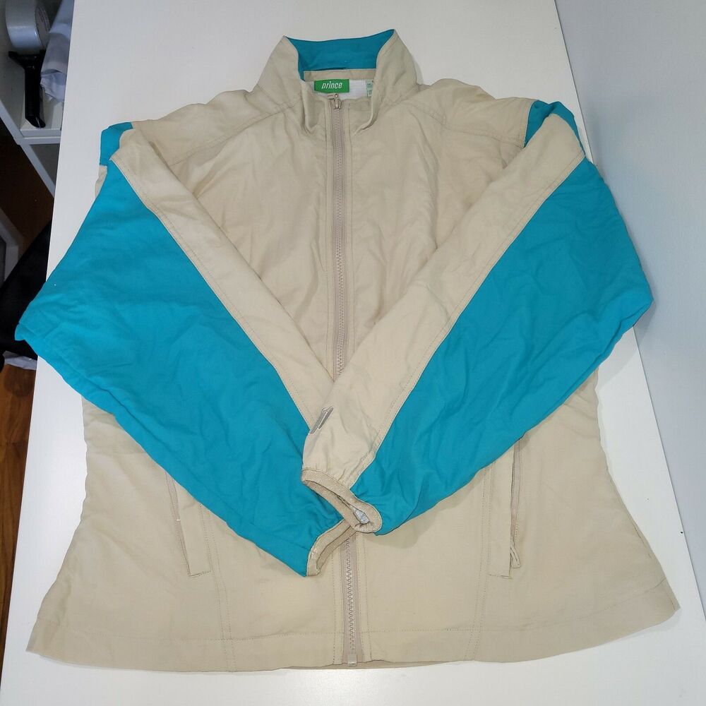 Prince Tennis Zip Up Jacket Mesh Lined size Medium